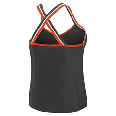 Cincinnati Bengals WEAR by Erin Andrews Women's Cross Strap Tri-Blend Tank Top | NFL Near me