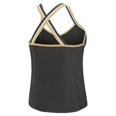 New Orleans Saints WEAR by Erin Andrews Women's Cross Strap Tri-Blend Tank Top | NFL Outlet