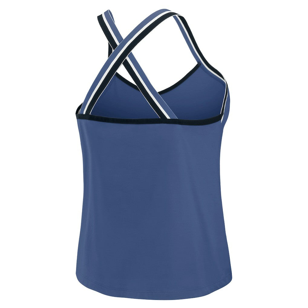 Indianapolis Colts WEAR by Erin Andrews Women's Cross Strap Tri-Blend Tank Top | NFL New