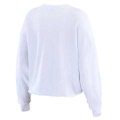 Cleveland Browns WEAR by Erin Andrews Women's Postcard Cropped Long Sleeve Top | NFL Online