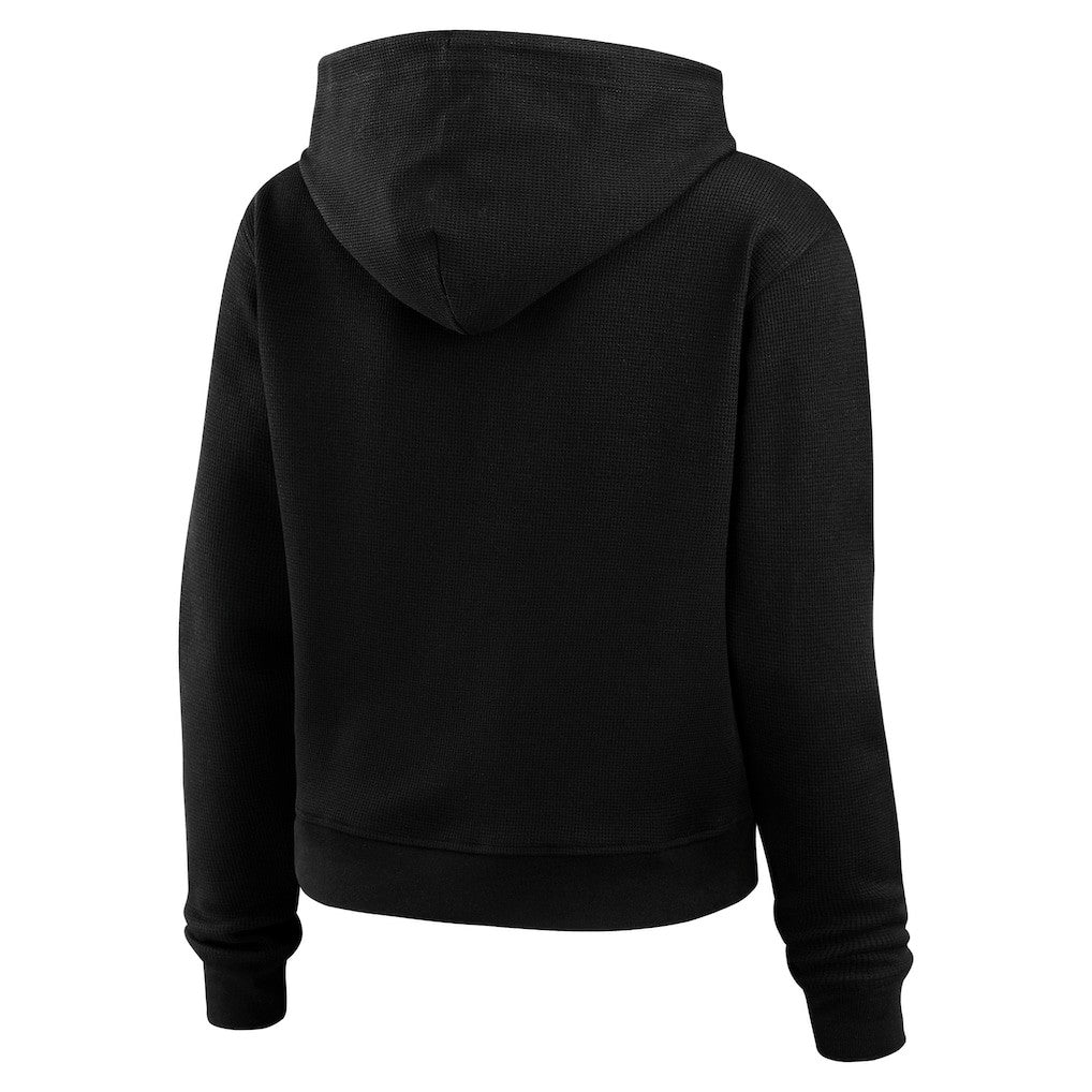 Cincinnati Bengals WEAR by Erin Andrews Women's Waffle-Knit Pullover Hoodie | NFL New