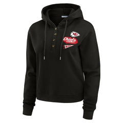 Kansas City Chiefs WEAR by Erin Andrews Women's Waffle-Knit Pullover Hoodie | NFL New