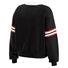 Cincinnati Bengals WEAR by Erin Andrews Women's Lace-Up Sweater | NFL Hot