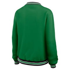 New York Jets WEAR by Erin Andrews Women's Oversized Long Sleeve V-Neck Sweatshirt | NFL Near me