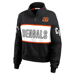 Cincinnati Bengals WEAR by Erin Andrews Women's Quarter-Zip Jacket | NFL Hot