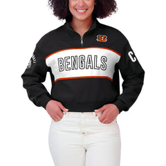 Cincinnati Bengals WEAR by Erin Andrews Women's Quarter-Zip Jacket | NFL Hot