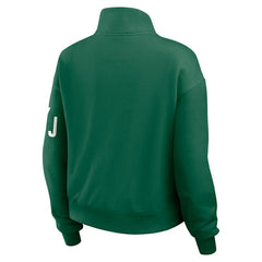 New York Jets WEAR by Erin Andrews Women's Quarter-Zip Jacket | NFL Outlet