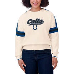 Indianapolis Colts WEAR by Erin Andrews Women's Stripe Pullover Sweater | NFL Near me