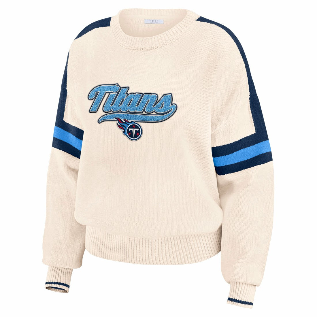 Tennessee Titans WEAR by Erin Andrews Women's Stripe Pullover Sweater | NFL Near me
