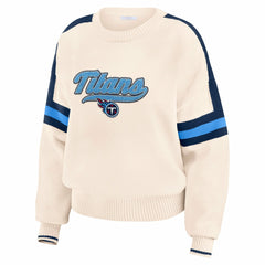 Tennessee Titans WEAR by Erin Andrews Women's Stripe Pullover Sweater | NFL Near me