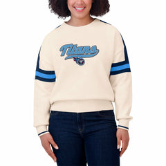 Tennessee Titans WEAR by Erin Andrews Women's Stripe Pullover Sweater | NFL Near me