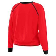 San Francisco 49ers WEAR by Erin Andrews Women's Tie-Front Long Sleeve T-Shirt | NFL Sale