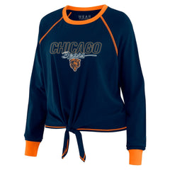 Chicago Bears WEAR by Erin Andrews Women's Tie-Front Long Sleeve T-Shirt | NFL Near me