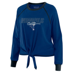 Indianapolis Colts WEAR by Erin Andrews Women's Tie-Front Long Sleeve T-Shirt | NFL On sale