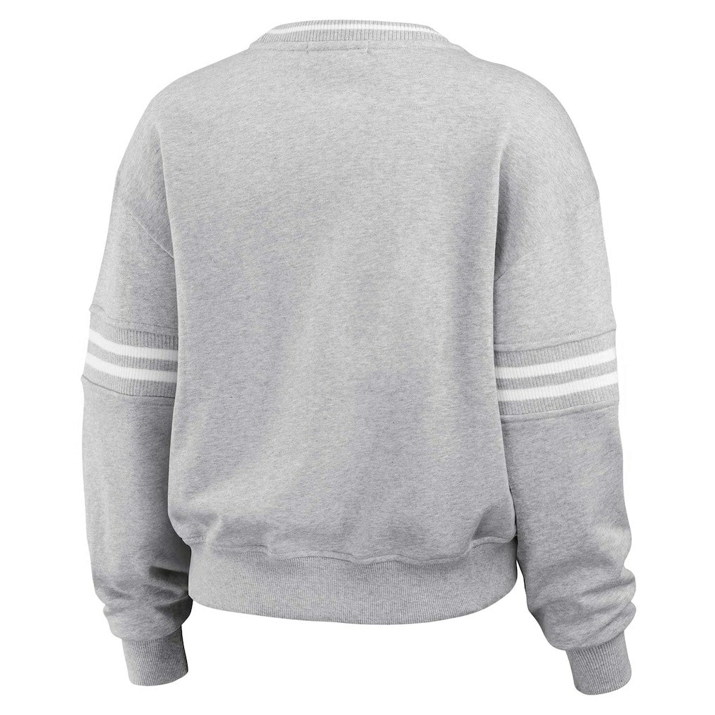 Miami Dolphins WEAR by Erin Andrews Women's Cropped Pullover Sweatshirt | NFL US