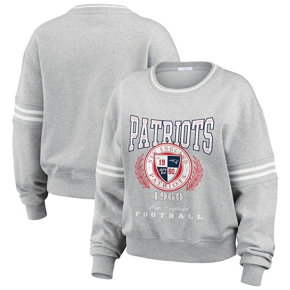 New England Patriots WEAR by Erin Andrews Women's Pullover Sweatshirt | NFL Online