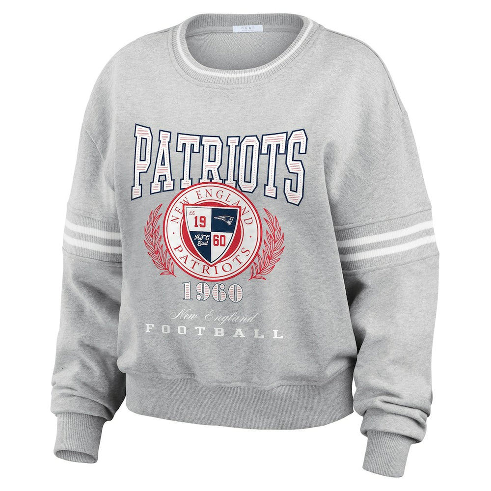 New England Patriots WEAR by Erin Andrews Women's Pullover Sweatshirt | NFL Online