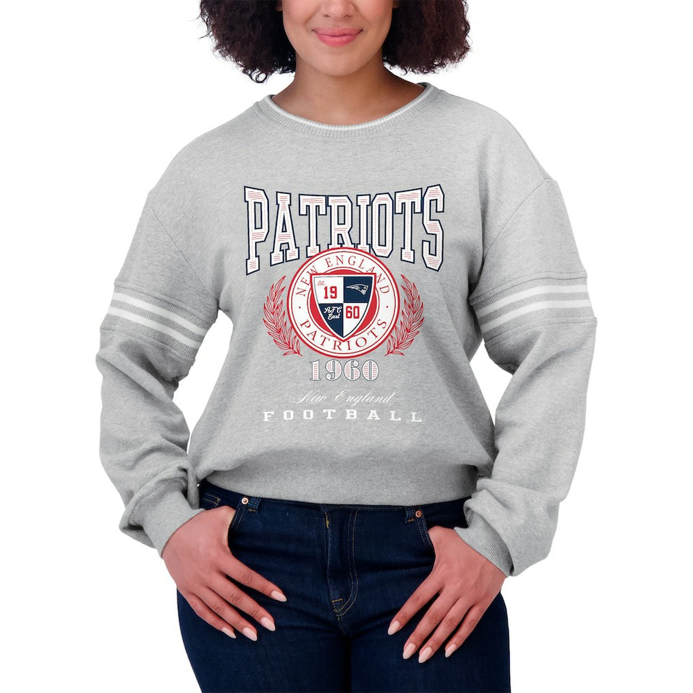 New England Patriots WEAR by Erin Andrews Women's Pullover Sweatshirt | NFL Online