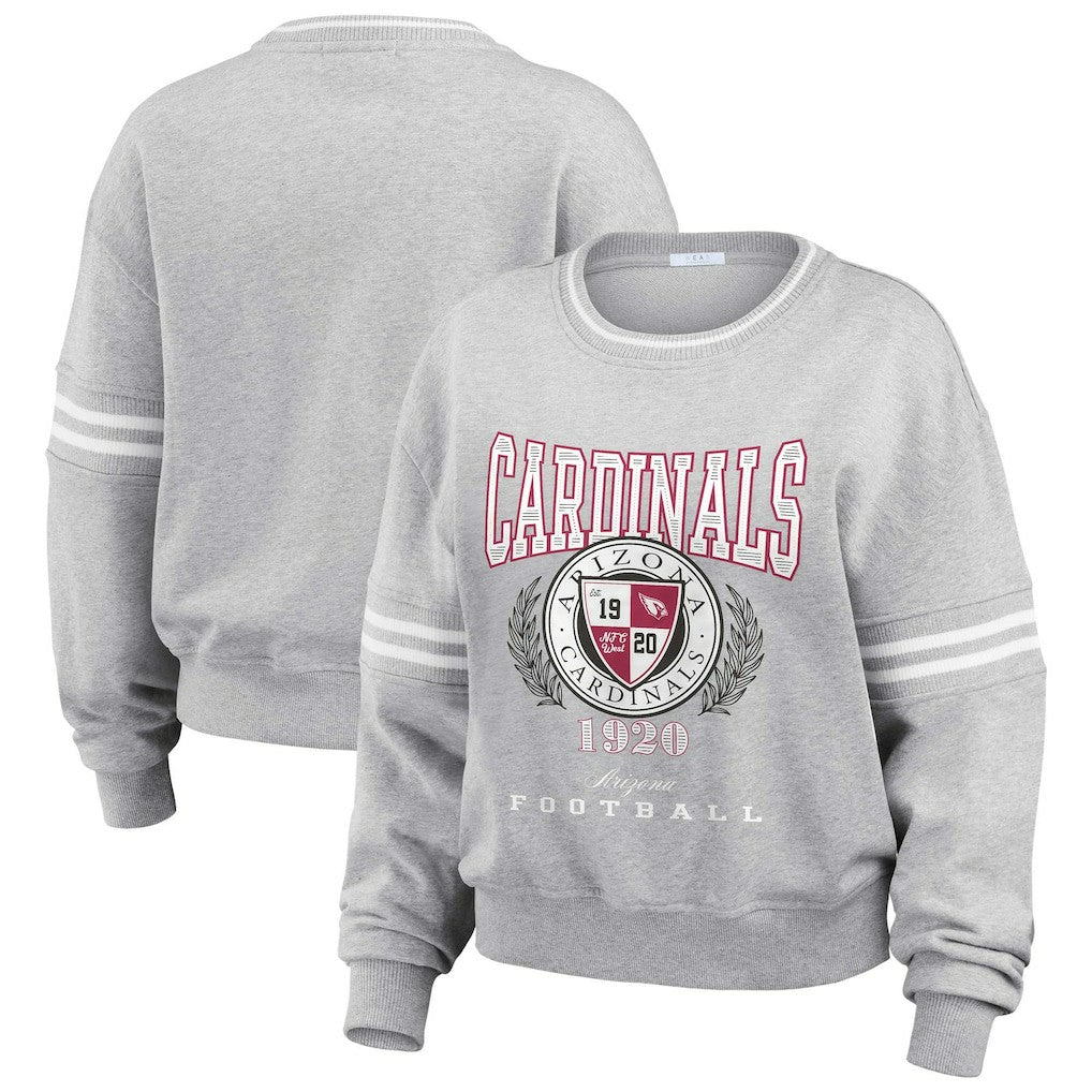 Arizona Cardinals WEAR by Erin Andrews Women's Cropped Pullover Sweatshirt | NFL US