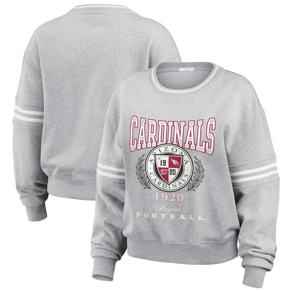 Arizona Cardinals WEAR by Erin Andrews Women's Cropped Pullover Sweatshirt | NFL US