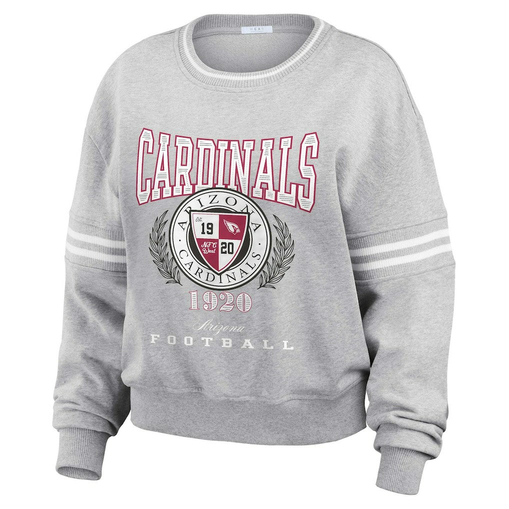 Arizona Cardinals WEAR by Erin Andrews Women's Cropped Pullover Sweatshirt | NFL US