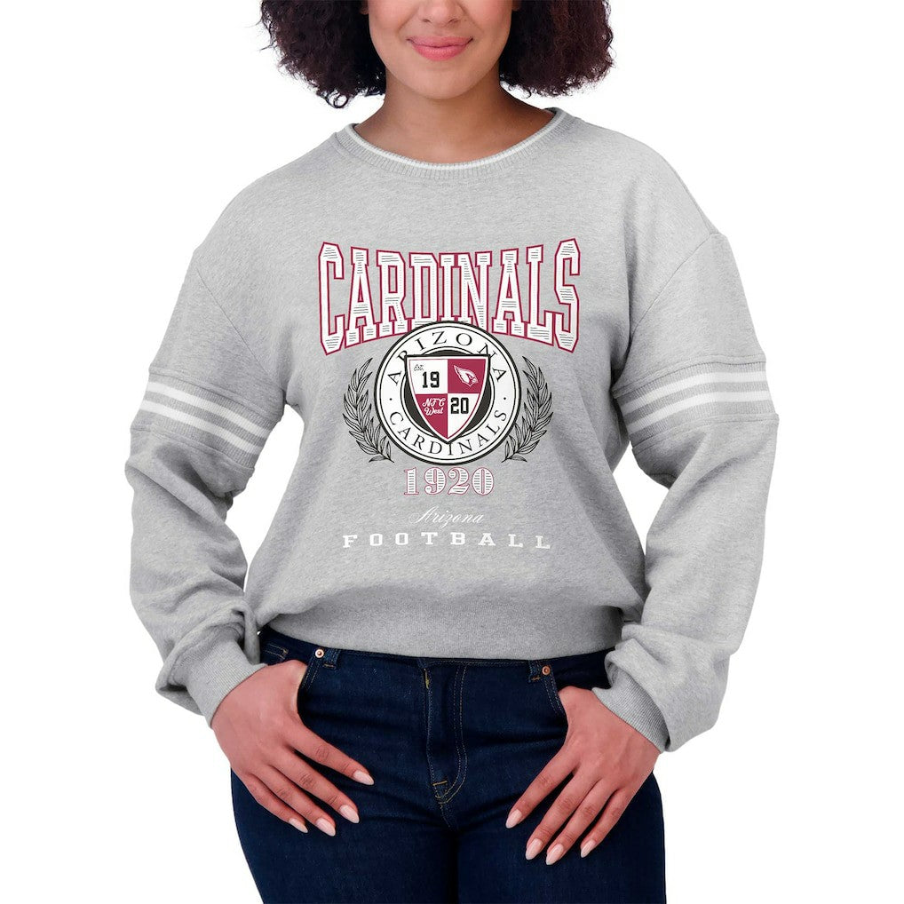 Arizona Cardinals WEAR by Erin Andrews Women's Cropped Pullover Sweatshirt | NFL US