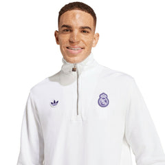 Real Madrid Originals Terrace Icons Collection Half-Zip Top