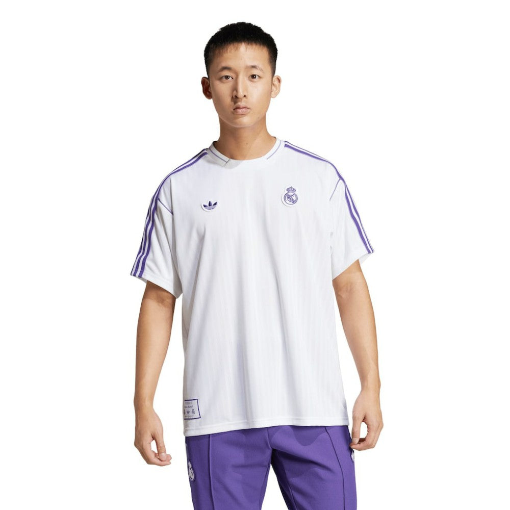 Real Madrid Originals Terrace Icons Collection Fashion Jersey Discount - White