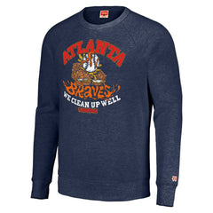 Atlanta Braves MLB x Guy Fieri’s Flavortown Unisex Tri-Blend Pullover Sweatshirt - MLB Pullover