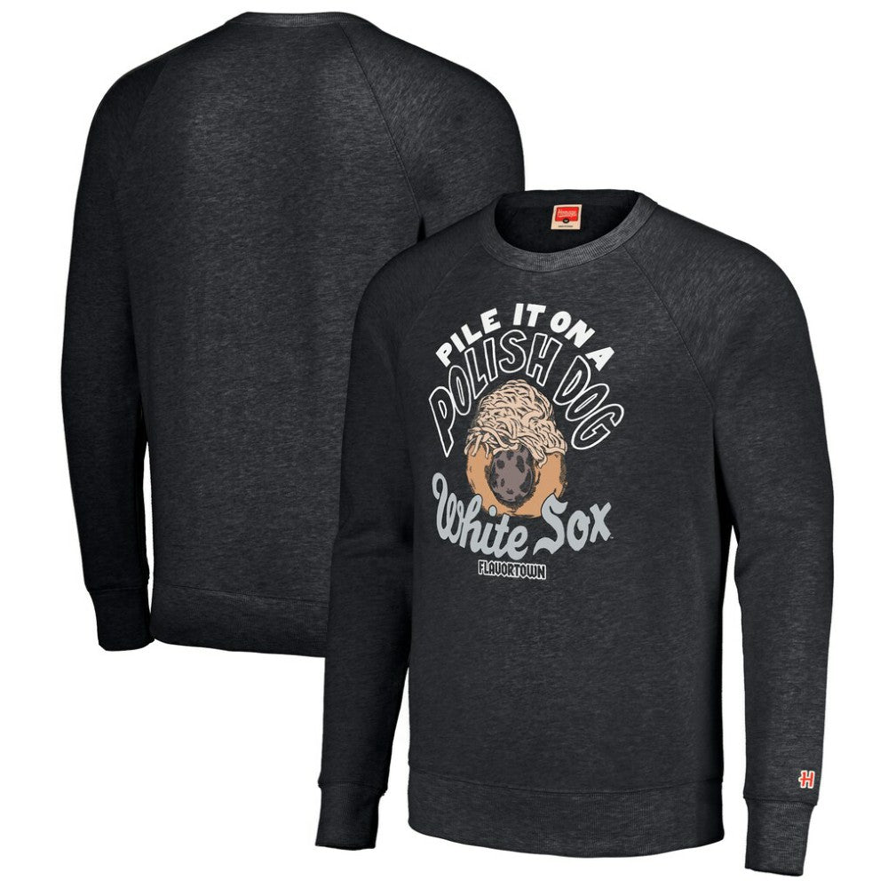 Chicago White Sox MLB x Guy Fieri’s Flavortown Unisex Tri-Blend Pullover Sweatshirt - MLB Pullover