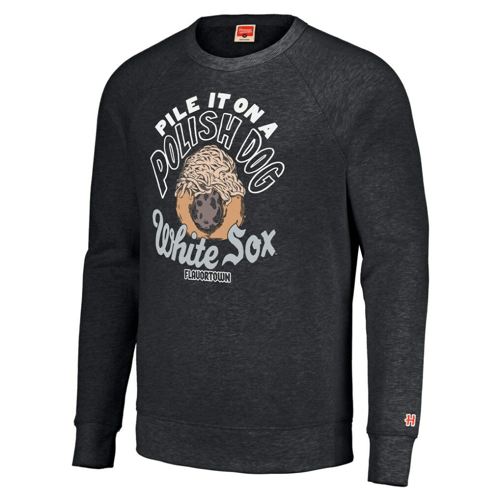 Chicago White Sox MLB x Guy Fieri’s Flavortown Unisex Tri-Blend Pullover Sweatshirt - MLB Pullover