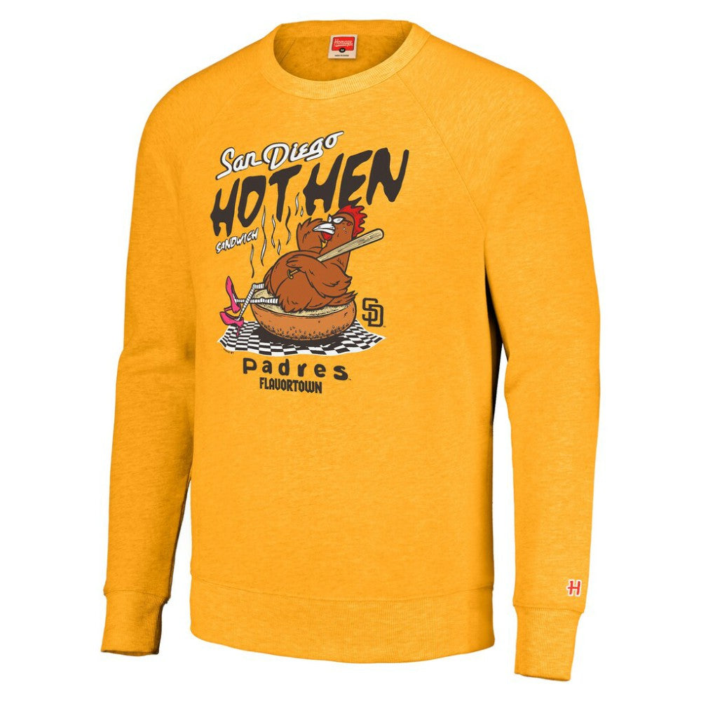 San Diego Padres MLB x Guy Fieri’s Flavortown Unisex Tri-Blend Pullover Sweatshirt - MLB Pullover