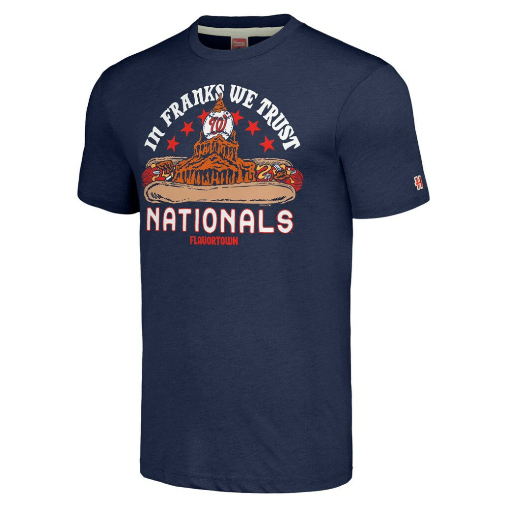 Washington Nationals MLB x Guy Fieri’s Flavortown Unisex Tri-Blend T-Shirt - MLB T-shirts