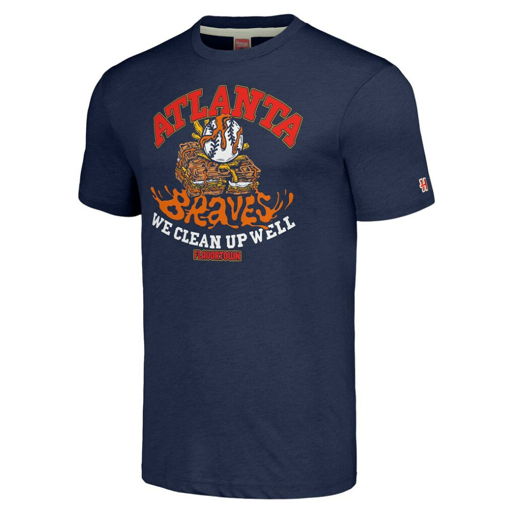 Atlanta Braves MLB x Guy Fieri’s Flavortown Unisex Tri-Blend T-Shirt - MLB T-shirts