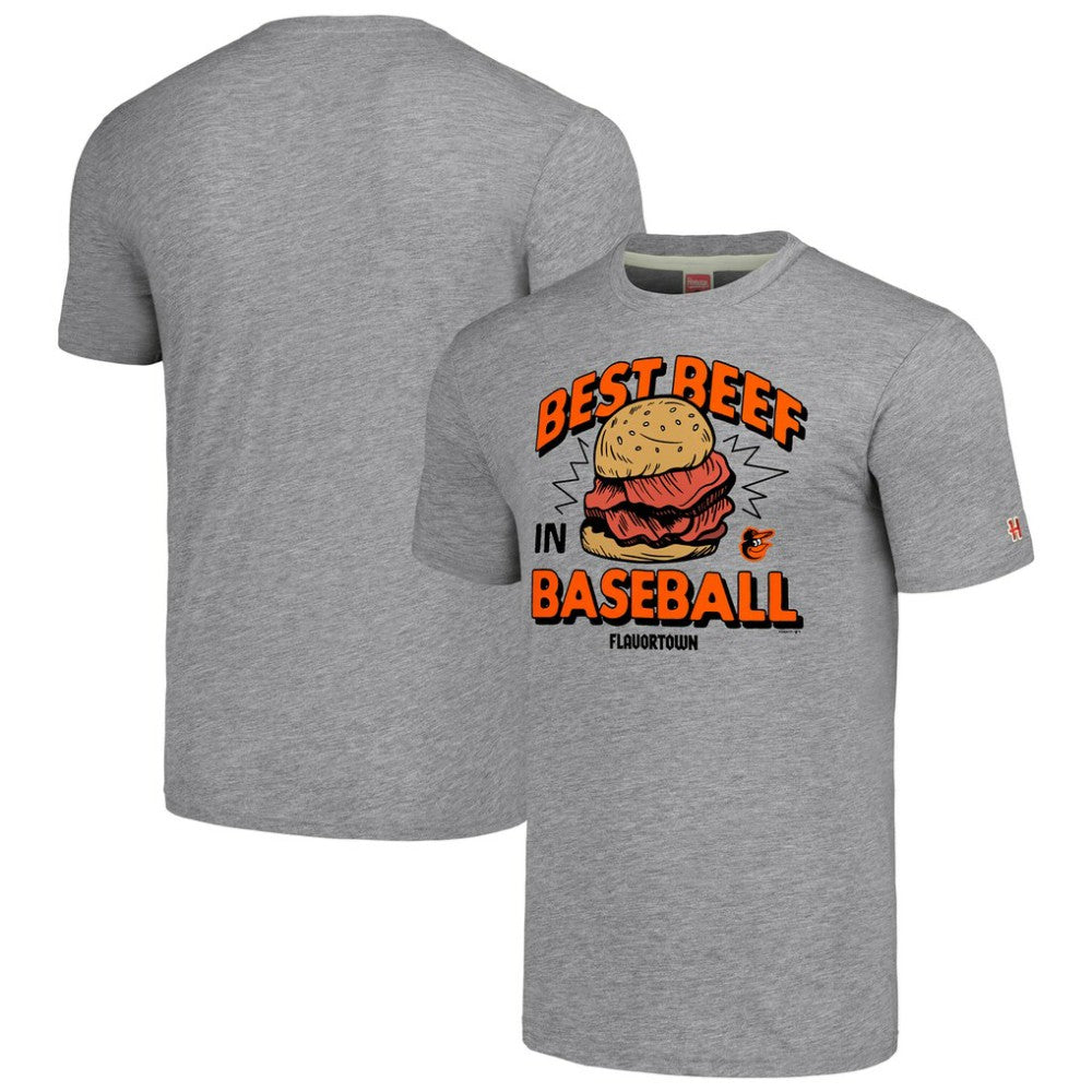 Baltimore Orioles MLB x Guy Fieri’s Flavortown Unisex Tri-Blend T-Shirt - MLB T-shirts