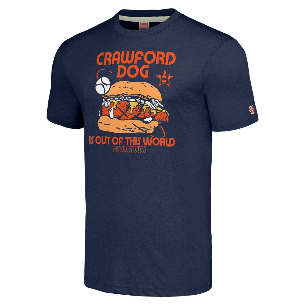 Houston Astros MLB x Guy Fieri’s Flavortown Unisex Tri-Blend T-Shirt - MLB T-shirts