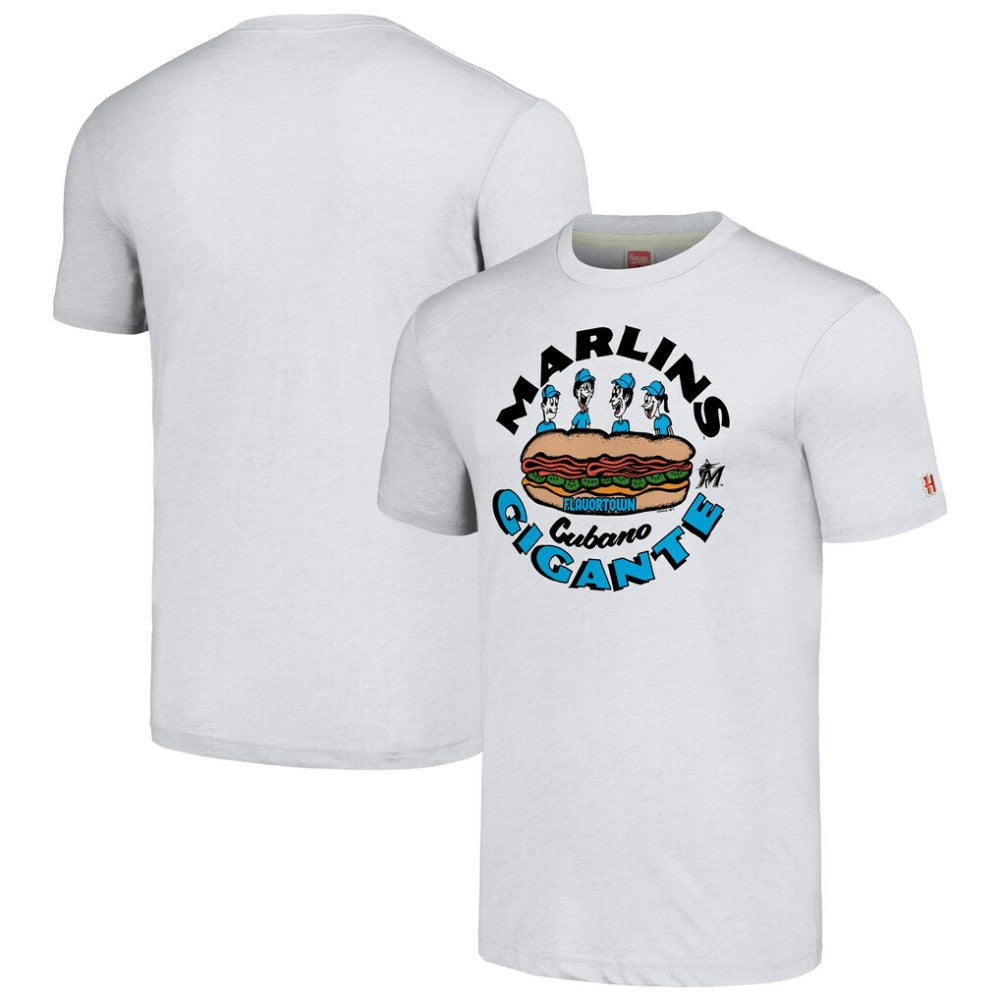 Miami Marlins MLB x Guy Fieri’s Flavortown Unisex Tri-Blend T-Shirt - MLB T-shirts