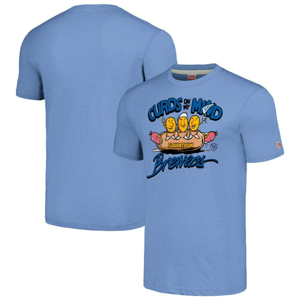 Milwaukee Brewers MLB x Guy Fieri’s Flavortown Unisex Tri-Blend T-Shirt - MLB T-shirts