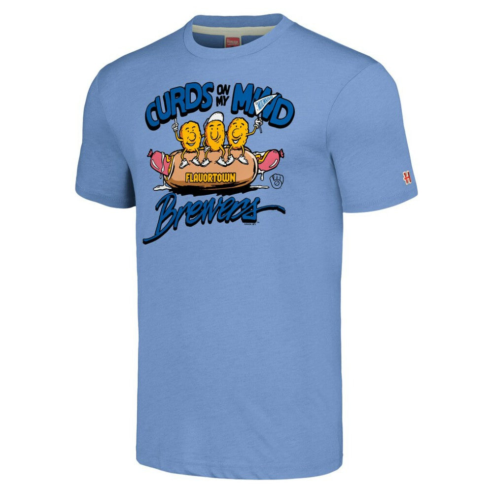Milwaukee Brewers MLB x Guy Fieri’s Flavortown Unisex Tri-Blend T-Shirt - MLB T-shirts