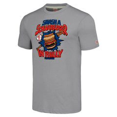 Philadelphia Phillies MLB x Guy Fieri’s Flavortown Unisex Tri-Blend T-Shirt - MLB T-shirts