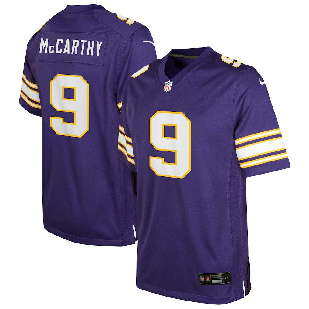 Minnesota Vikings J.J. McCarthy  Youth Game Jersey | NFL New