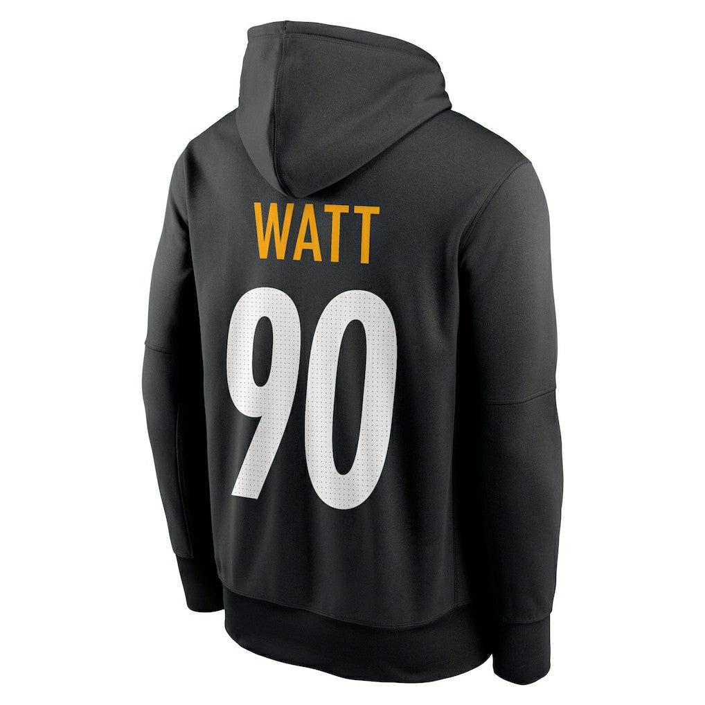 Pittsburgh Steelers T.J. Watt  Player Name & Number Therma Hoodie | NFL Discount