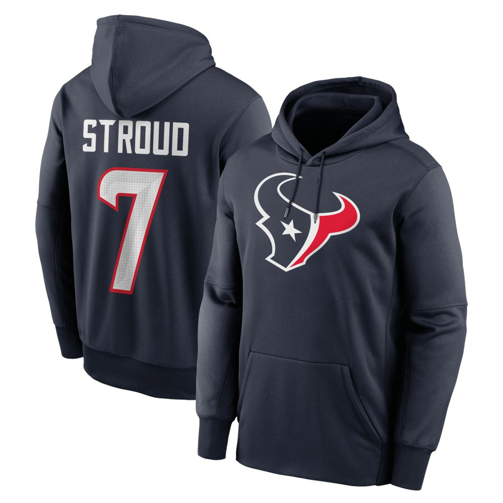 Houston Texans C.J. Stroud  Player Name & Number Therma Hoodie | NFL Near me