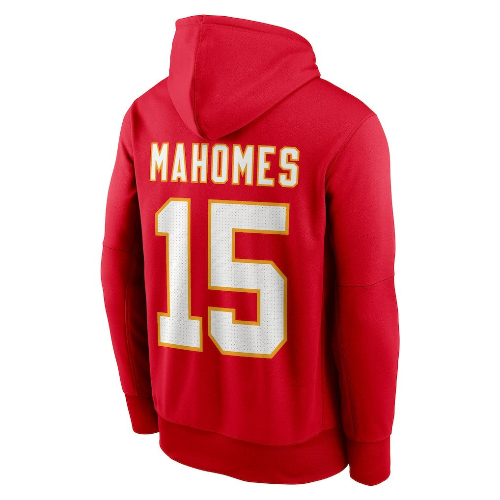 Kansas City Chiefs Patrick Mahomes  Player Name & Number Therma Hoodie | NFL Outlet
