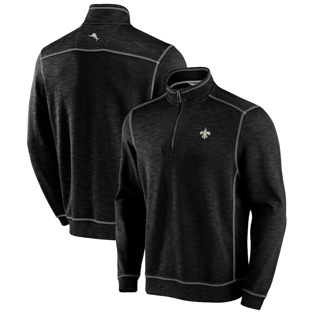 New Orleans Saints Big & Tall Tobago Bay Half-Zip Sweatshirt | NFL On sale