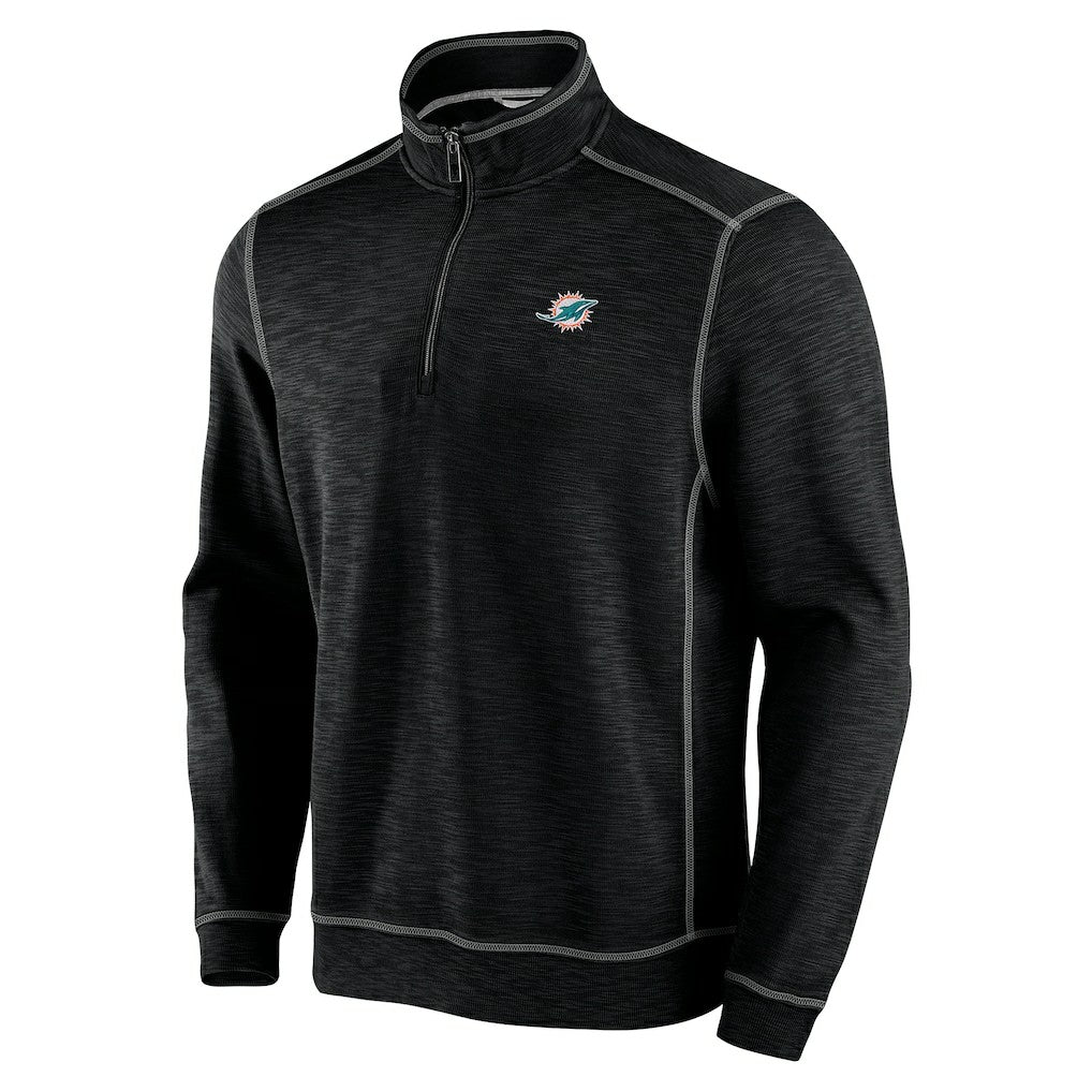 Miami Dolphins Tobago Bay Tri-Blend Half-Zip Sweatshirt | NFL Hot