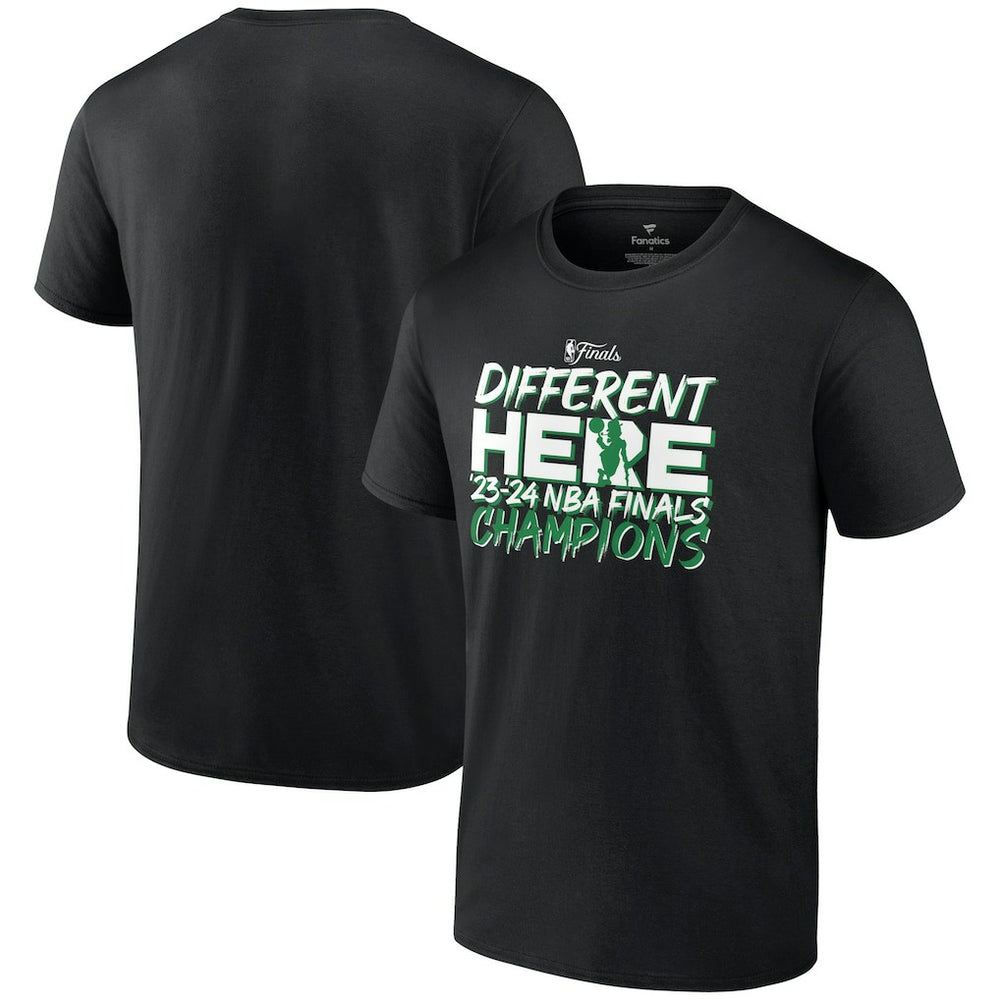 Black Boston Celtics 2024 NBA Finals Champions Pump Fake Hometown Originals T-Shirt | NBA