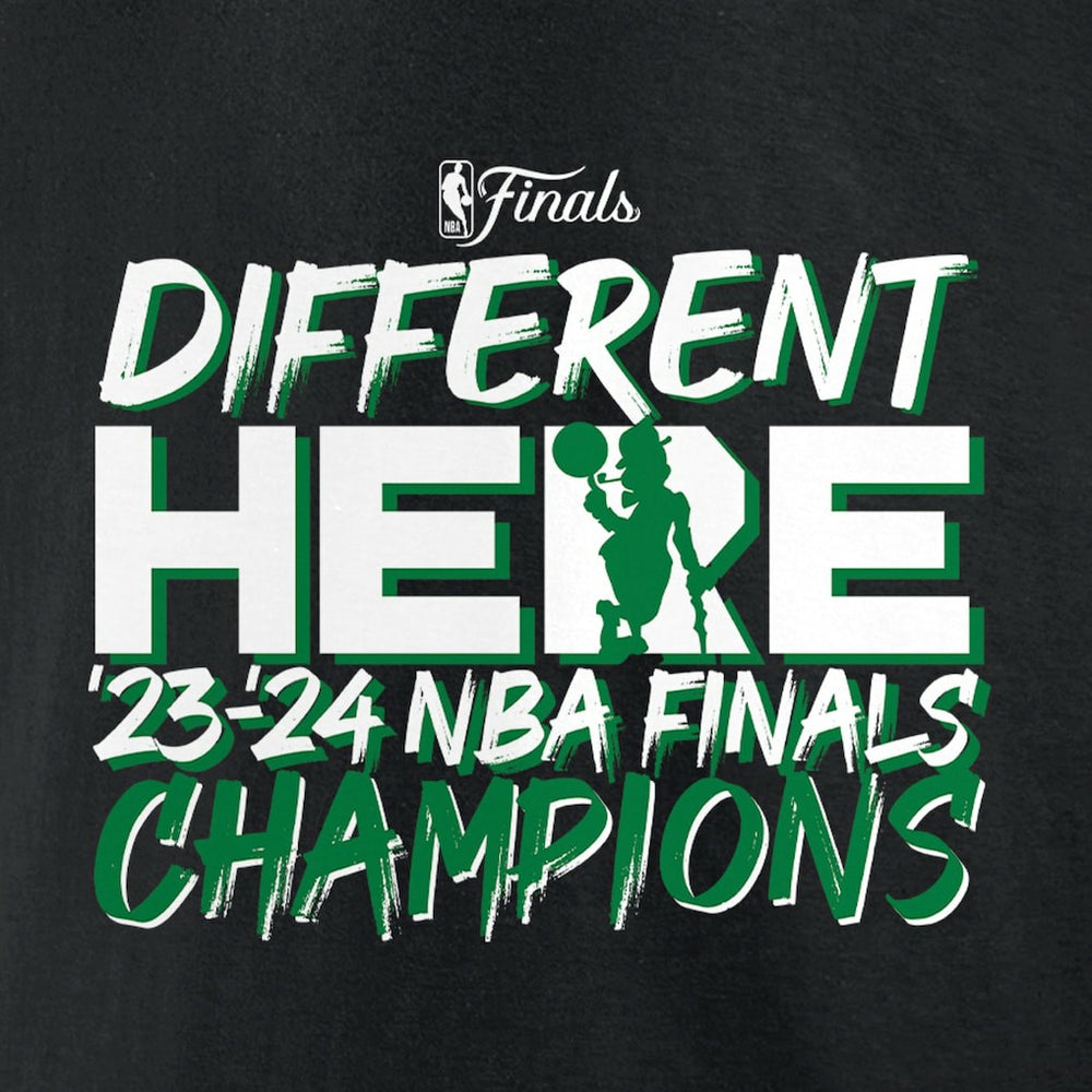 Black Boston Celtics 2024 NBA Finals Champions Pump Fake Hometown Originals T-Shirt | NBA