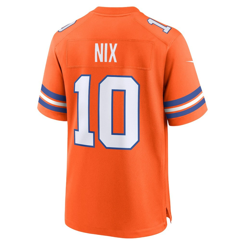 Denver Broncos Bo Nix  Mile High Collection 1977 Throwback Player Game Jersey | NFL US