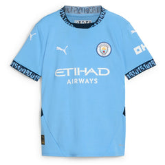Erling Haaland Manchester City Youth 2024/25 Home Replica Player Jersey
